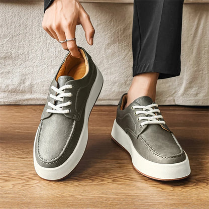 Oak & Urban™ Genuine Leather Sneakers